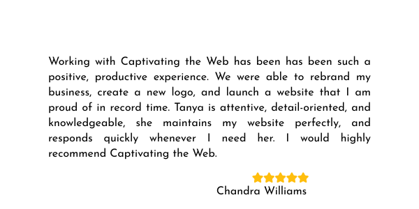 Chandra Williams Testimonnial