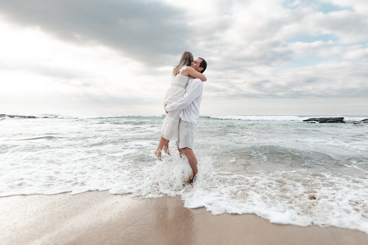 Tayla + Drew Dudley Beach Engagement Shoot Roam Ahead Weddings 2024-104