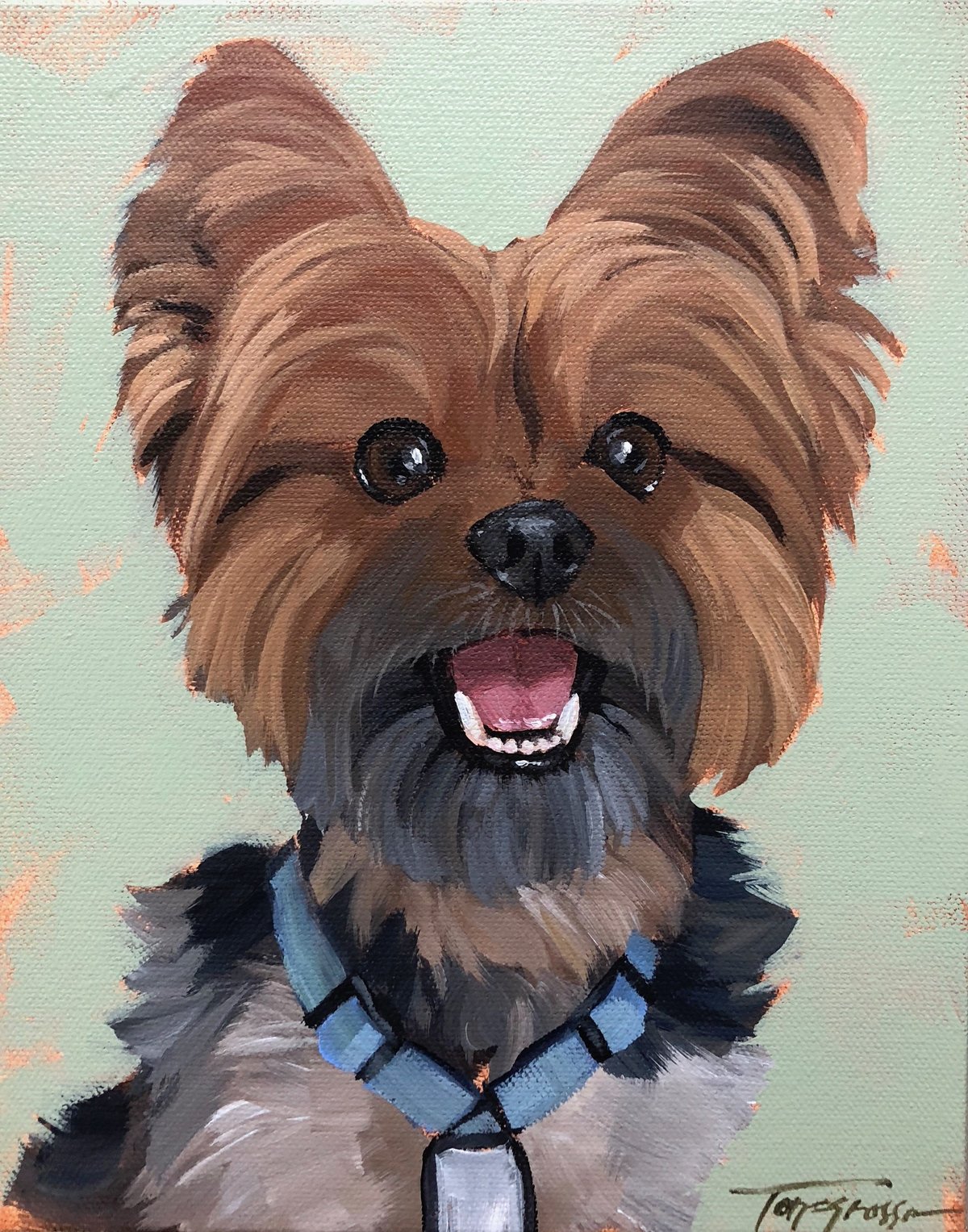 Torregrossa Fine Art Custom Pet Portrait by Stephanie T Gaffney