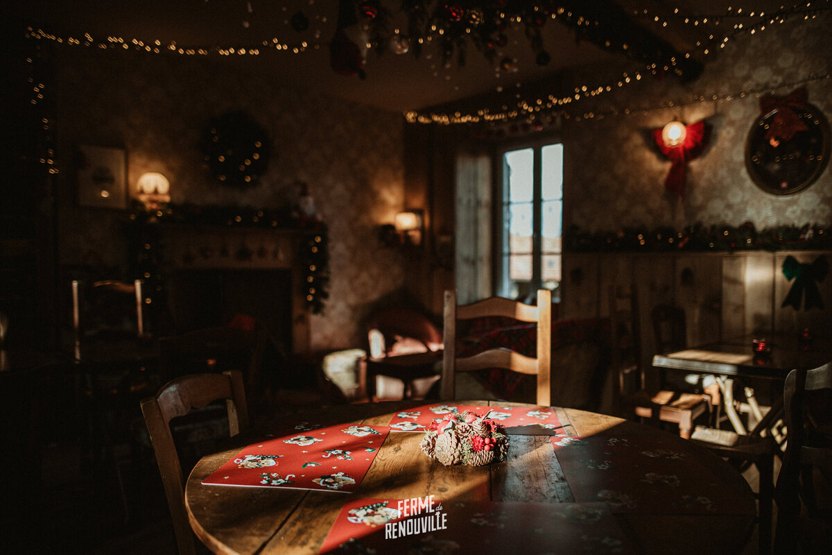 décoration Noël Ferme de Renouville