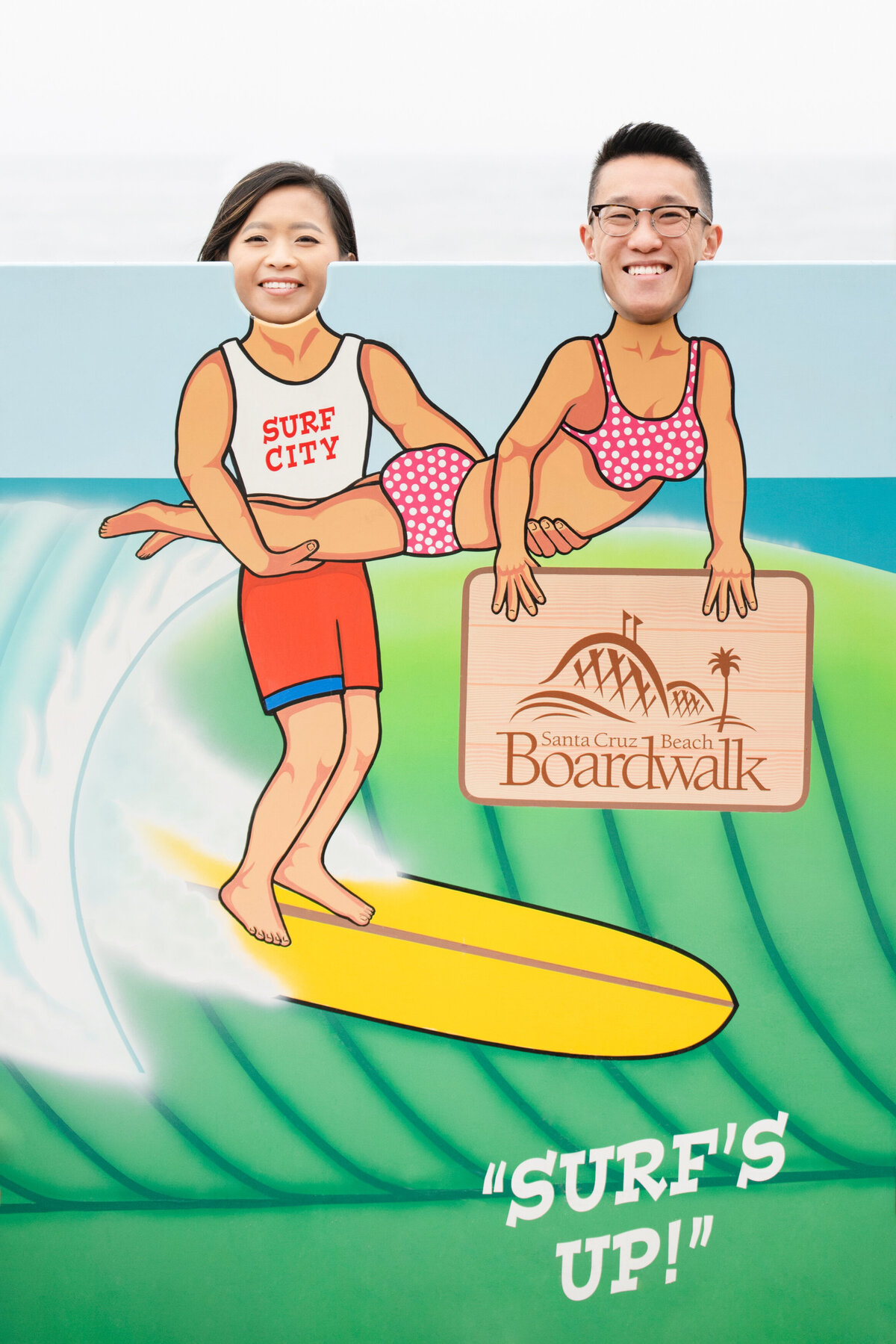 Wallace & Cera _ Engagement Portraits_ Santa Cruz Boardwalk & Beach_04