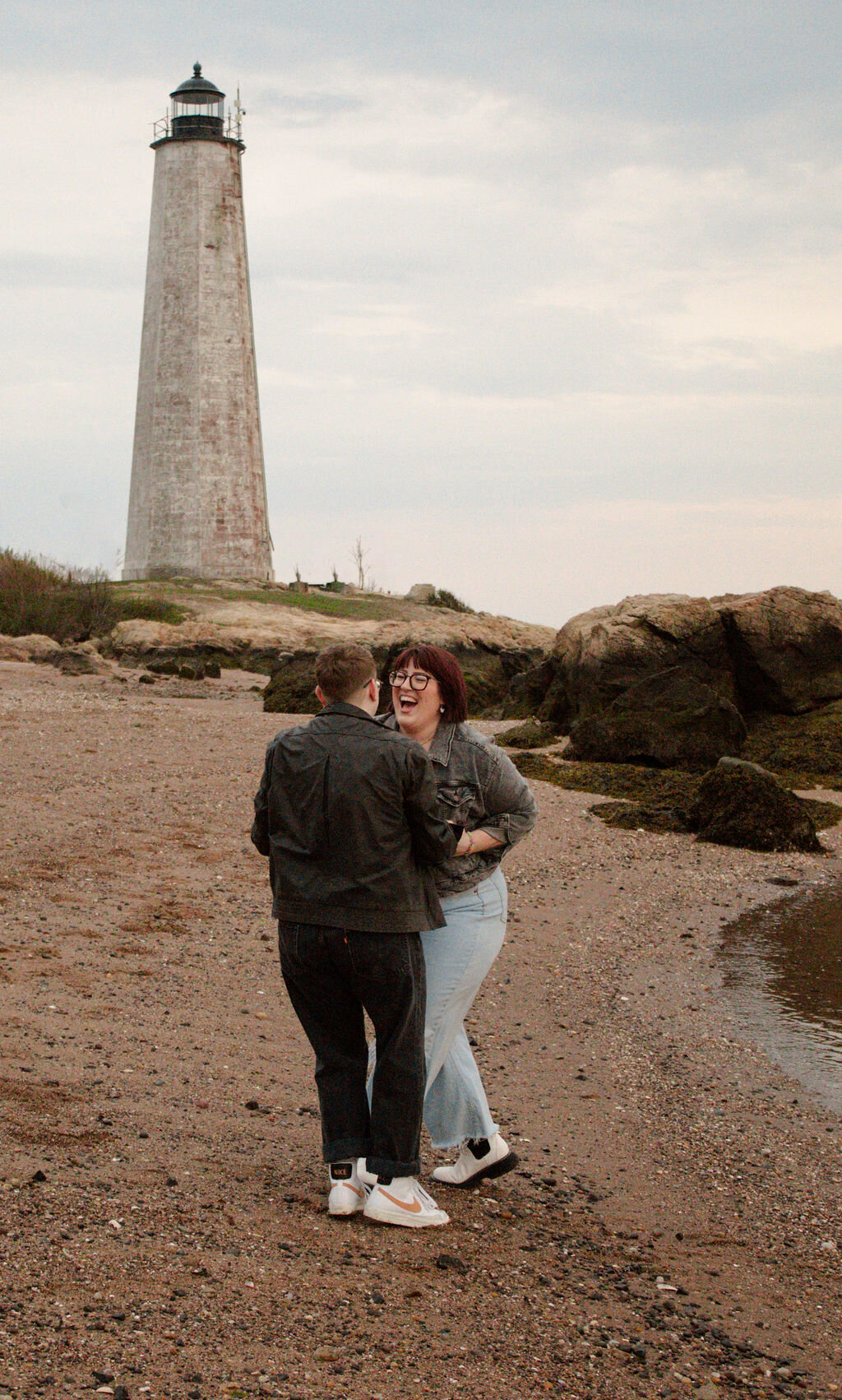 Light House Point Park, Connecticut Engagement Photos