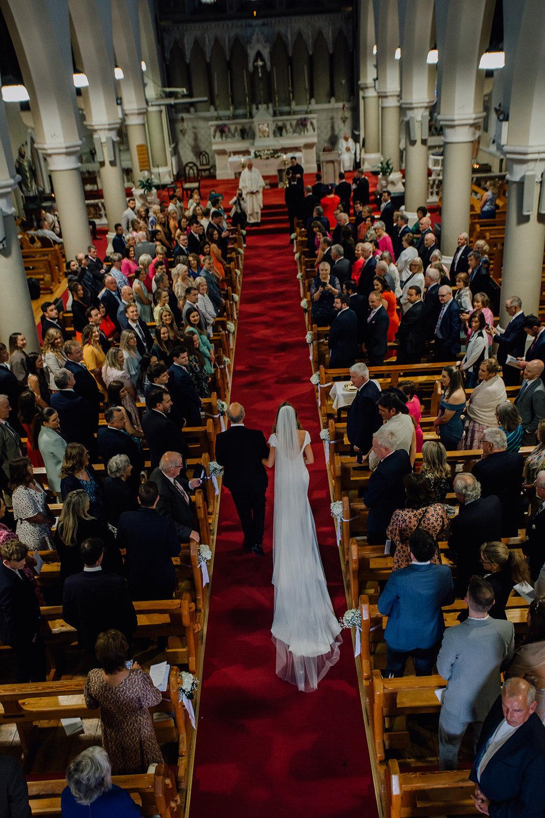 overhead-image-of-bride-walking-up-aisle
