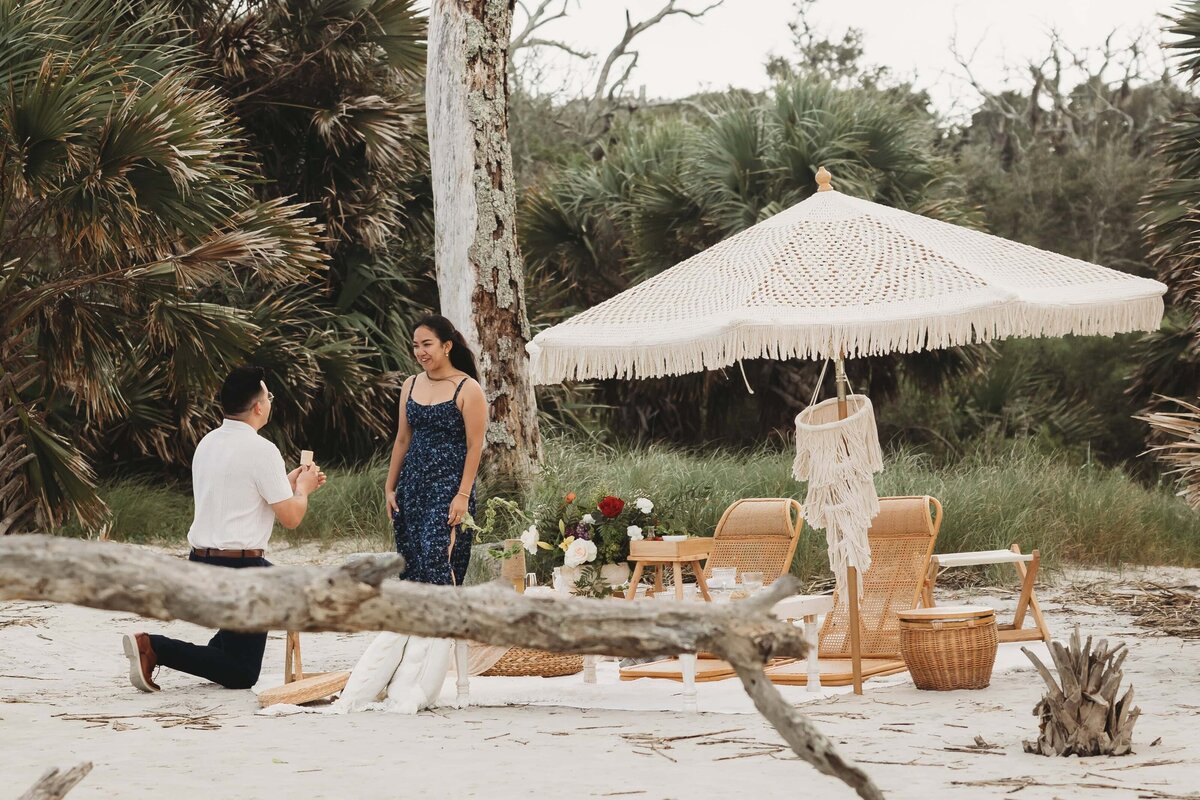Jekyll Island Proposal Photography