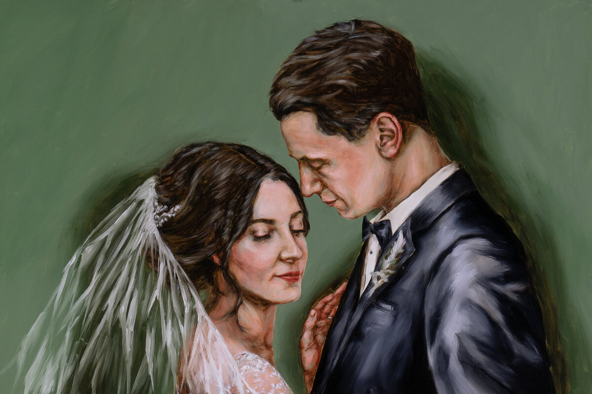 Rich & Avery's Custom Painting at the Legare Waring House, a Charleston Wedding Venue