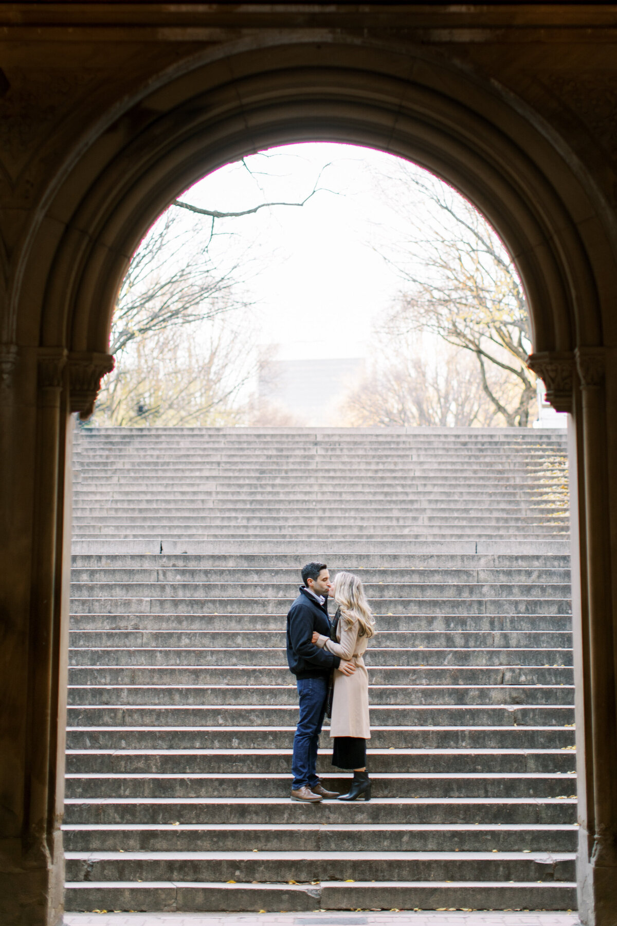 L B P _ Courtney & Mark _ NYC Engagement Session _ NYC Wedding Photographer _ Central Park Engagement Session-56