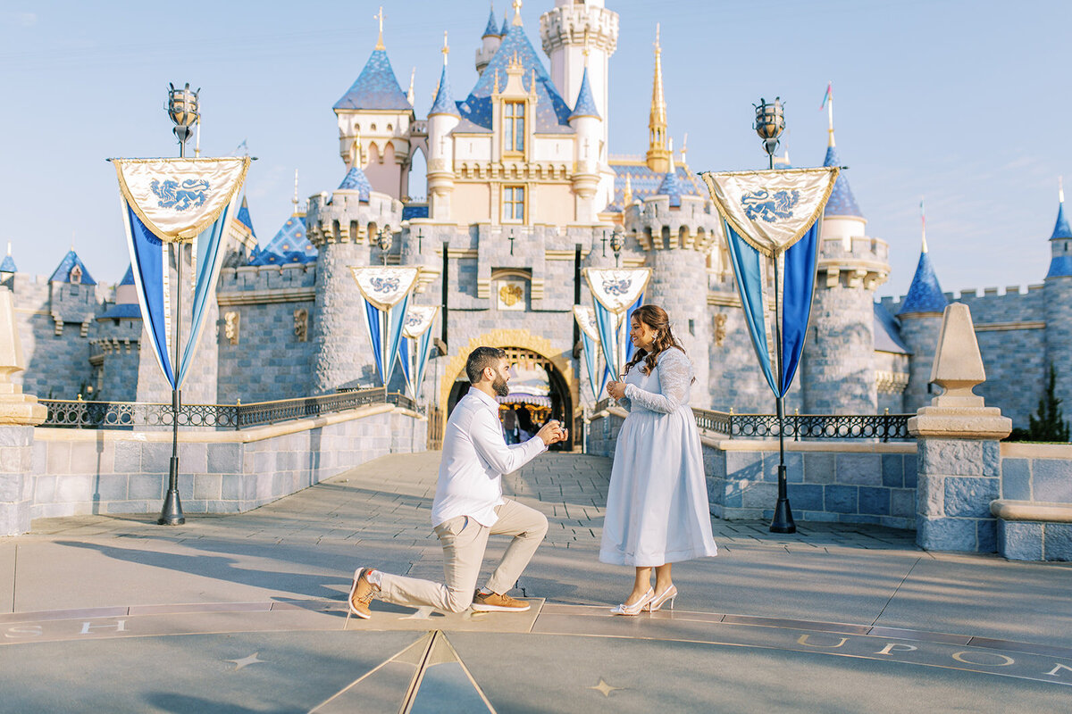 Proposal Photos at Disneyland
