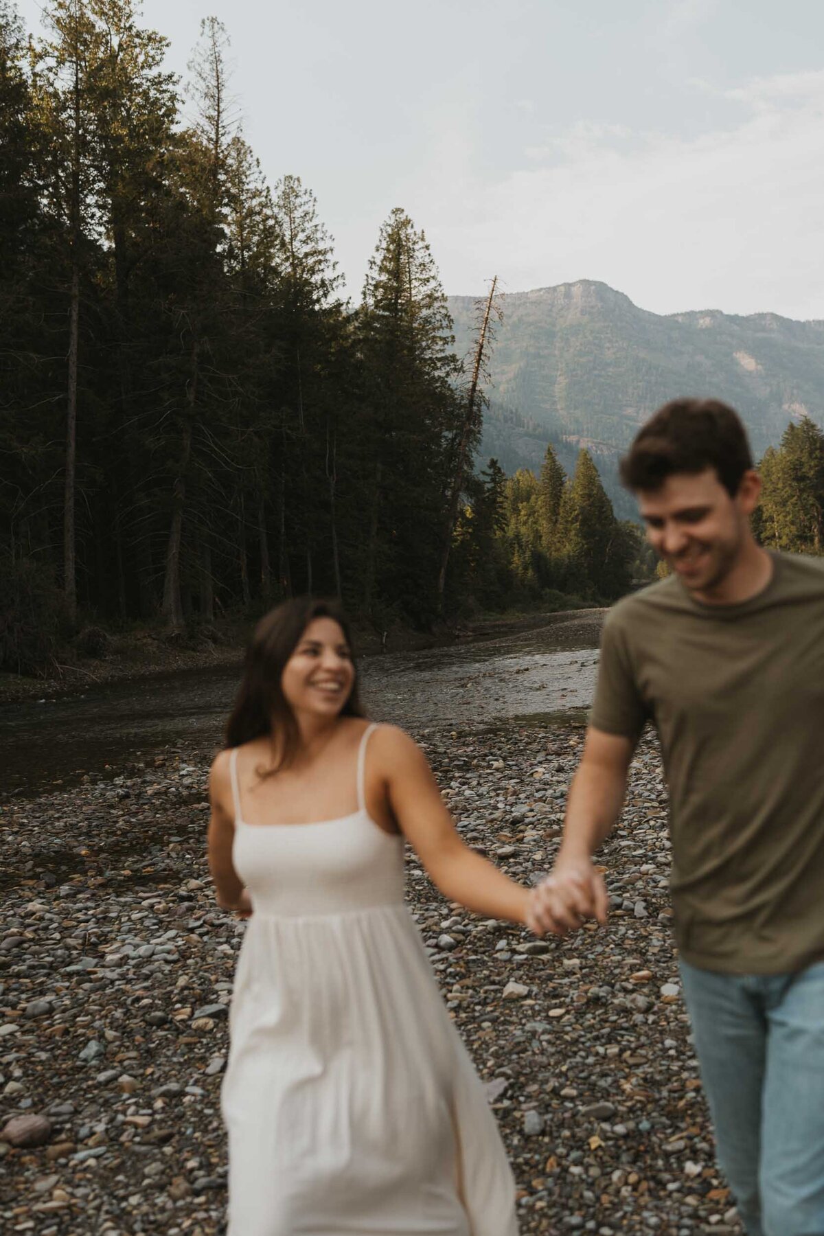 Glacier National Park Engagement Photos