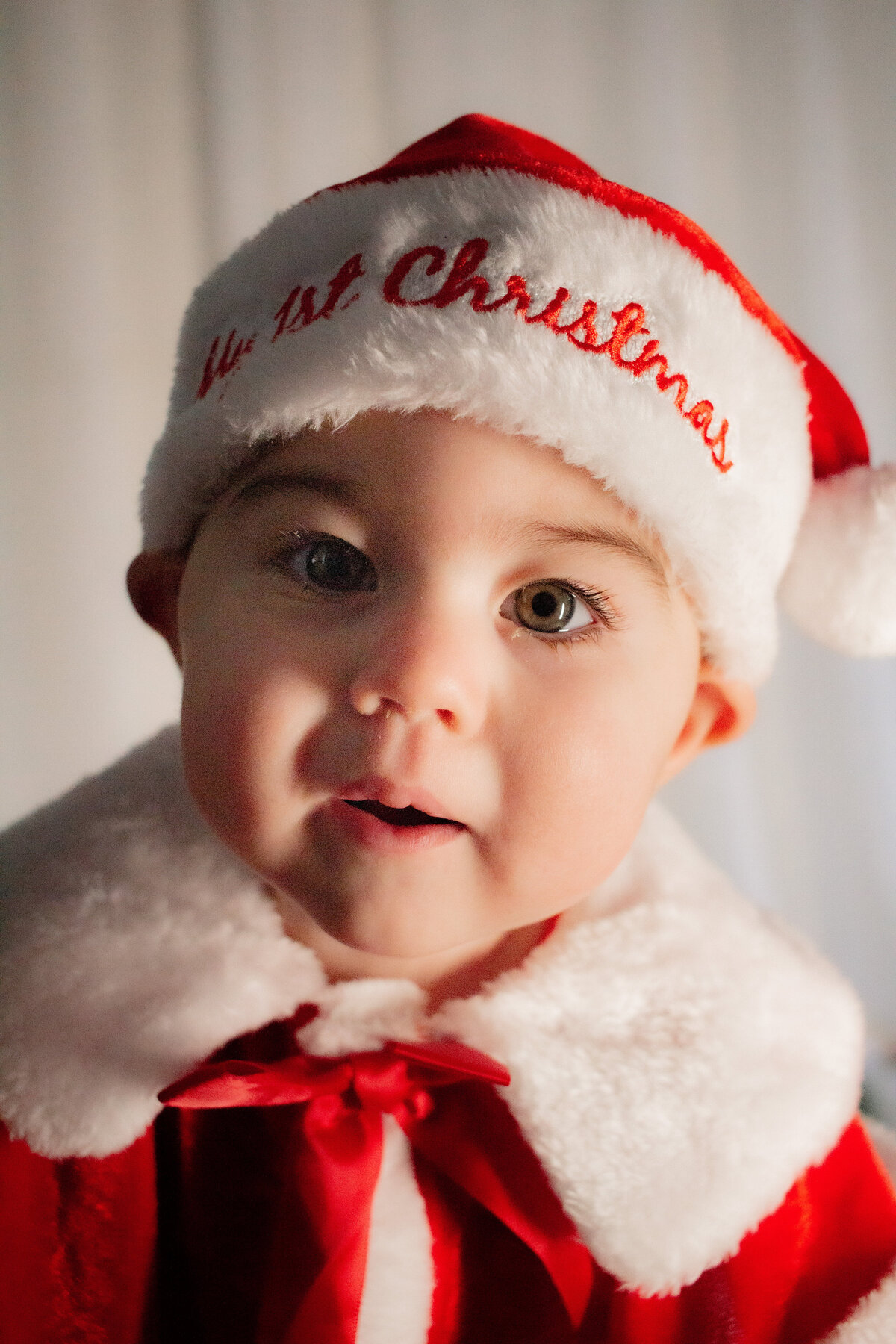 1 Year Christmas Photography - Abby-23