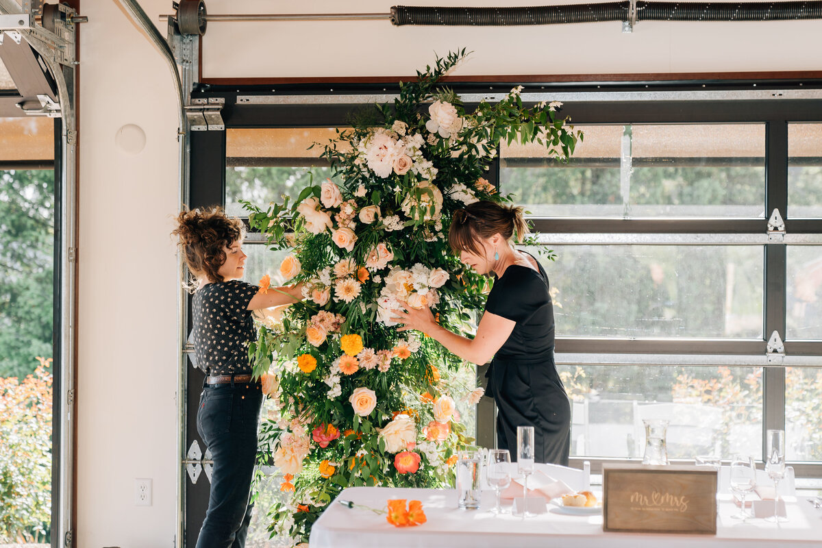 Repurposing Wedding flowers