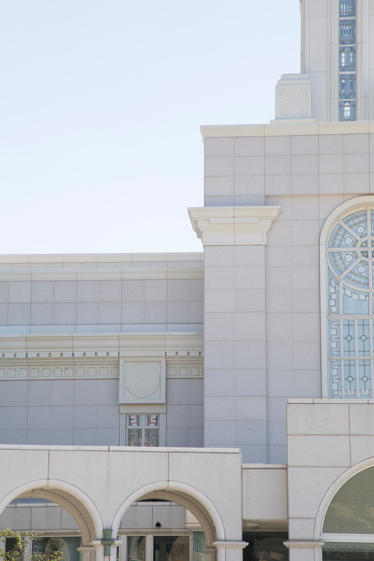 east corner of front of draper lds temple