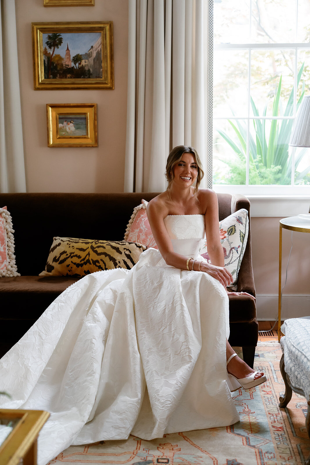 Classic Charleston Wedding with green & white at Hibernian Hall by Sarah Bradshaw 0144