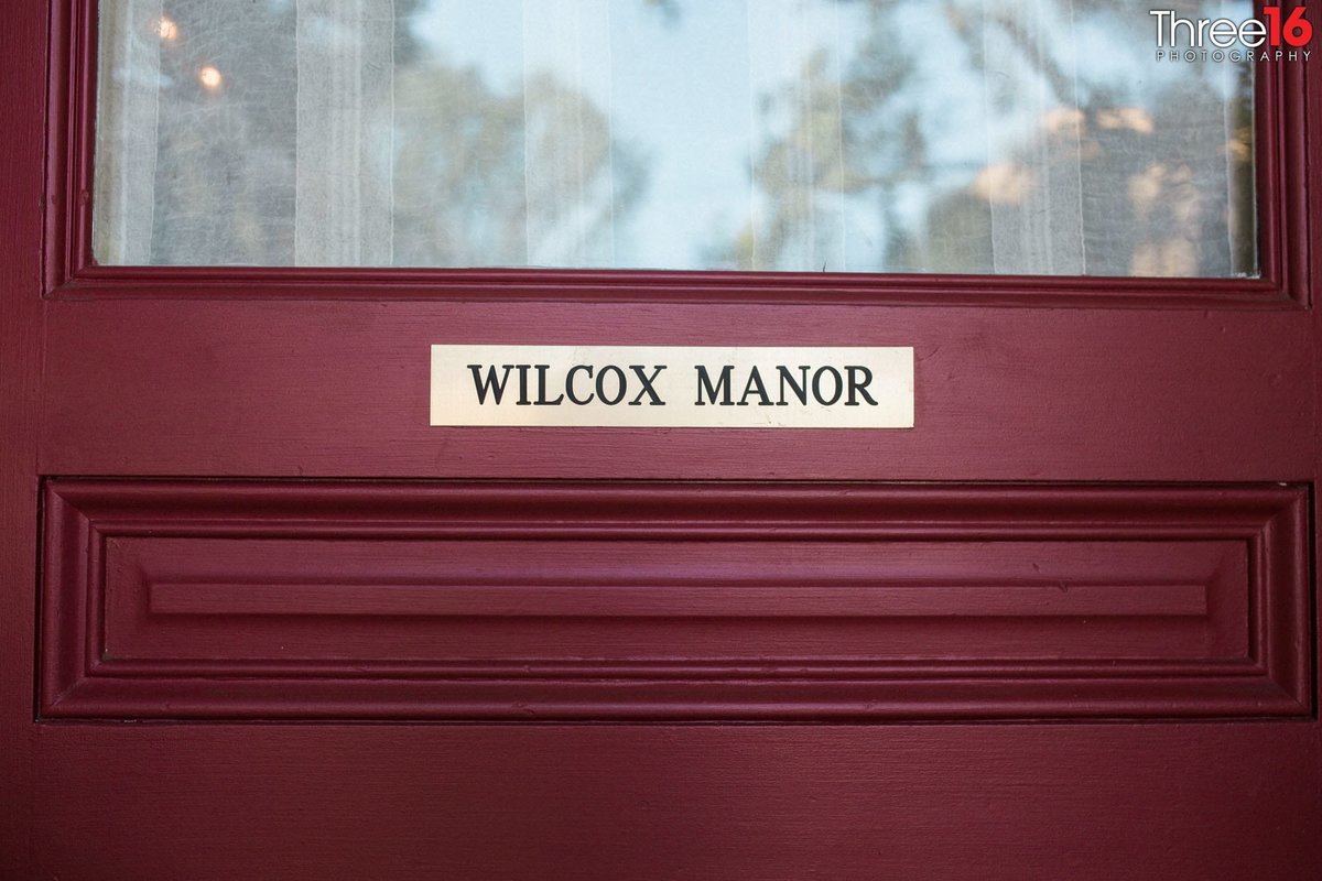 The Wilcox Manor wedding venue in Tustin, CA