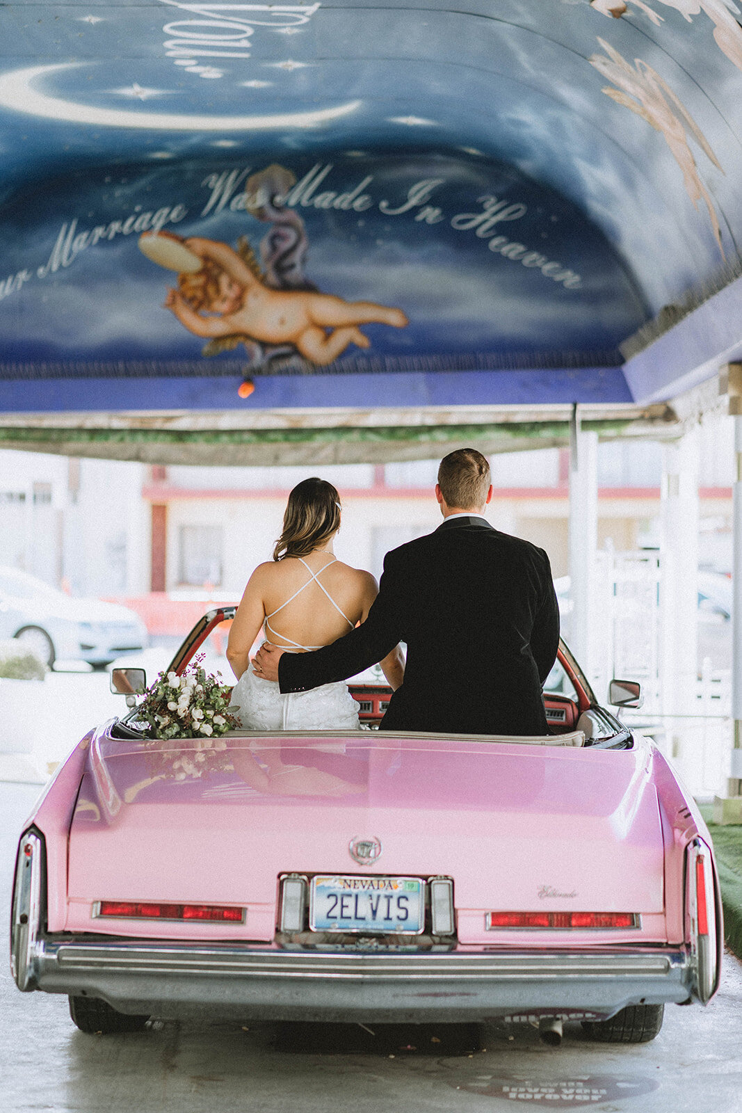 A Little White Chapel Wedding Downtown Las Vegas Elopement Photography Packages Pink Cadilliac-0124