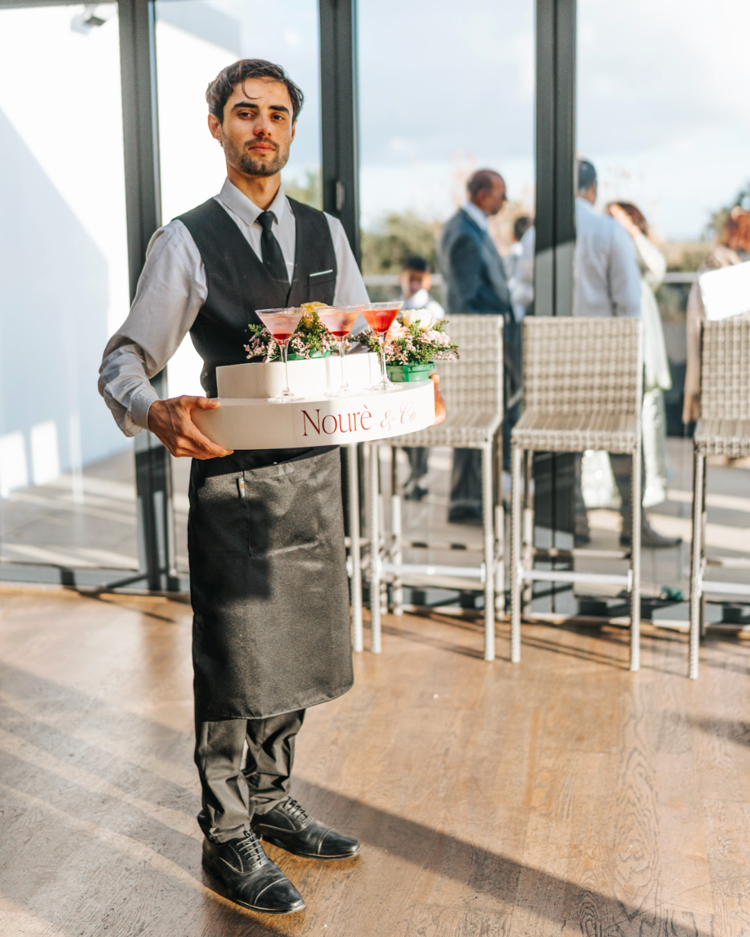 Event food styling and catering setup in London by Nouré & Co