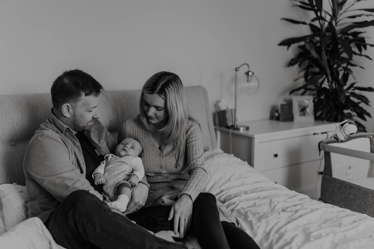 Aberdeenshire at home newborn photographer