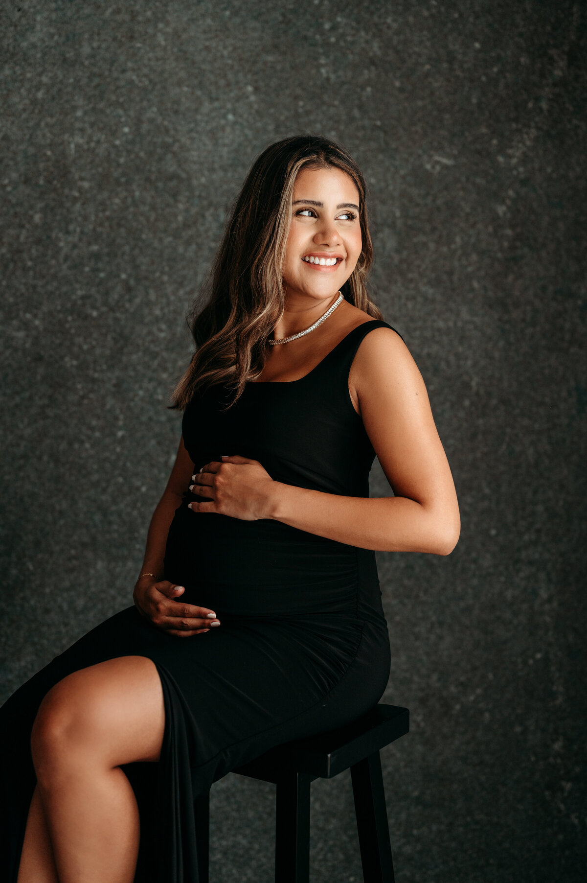 Valentina's Studio Maternity Session in Atlanta