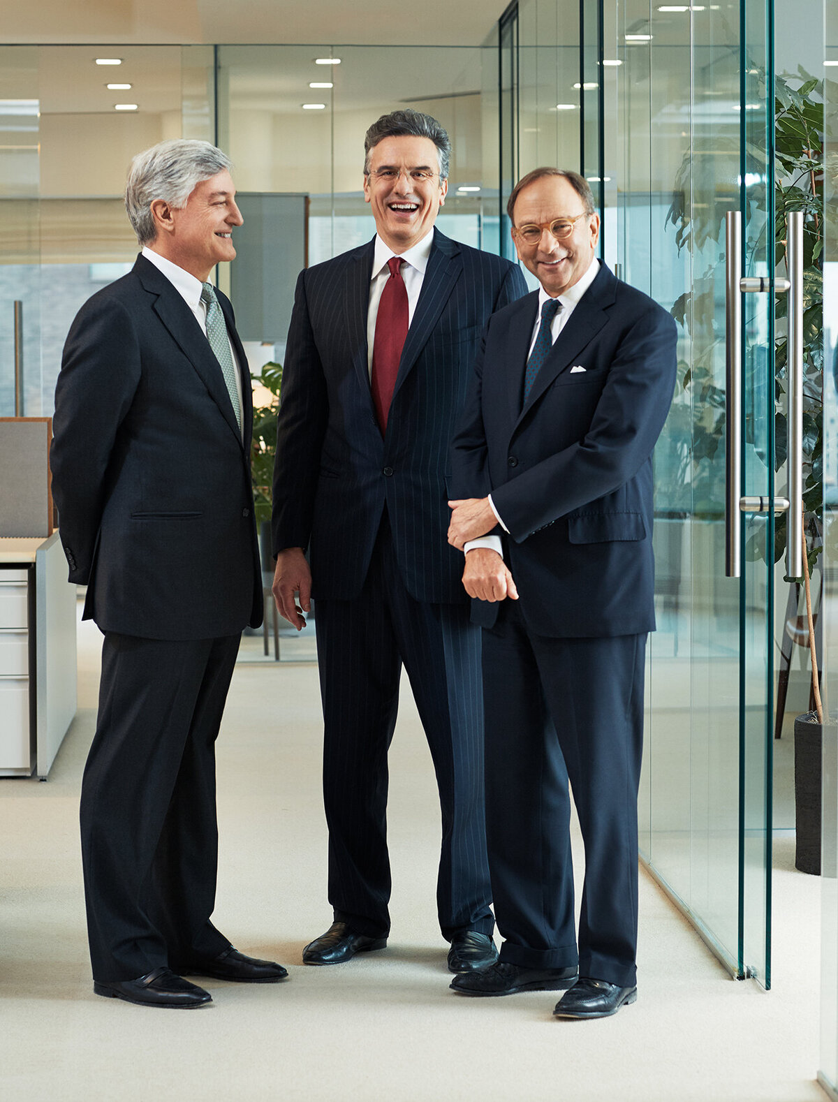 Formal team meeting with business professionals at Cornell Capital Offices, shot by Ylva Erevall.