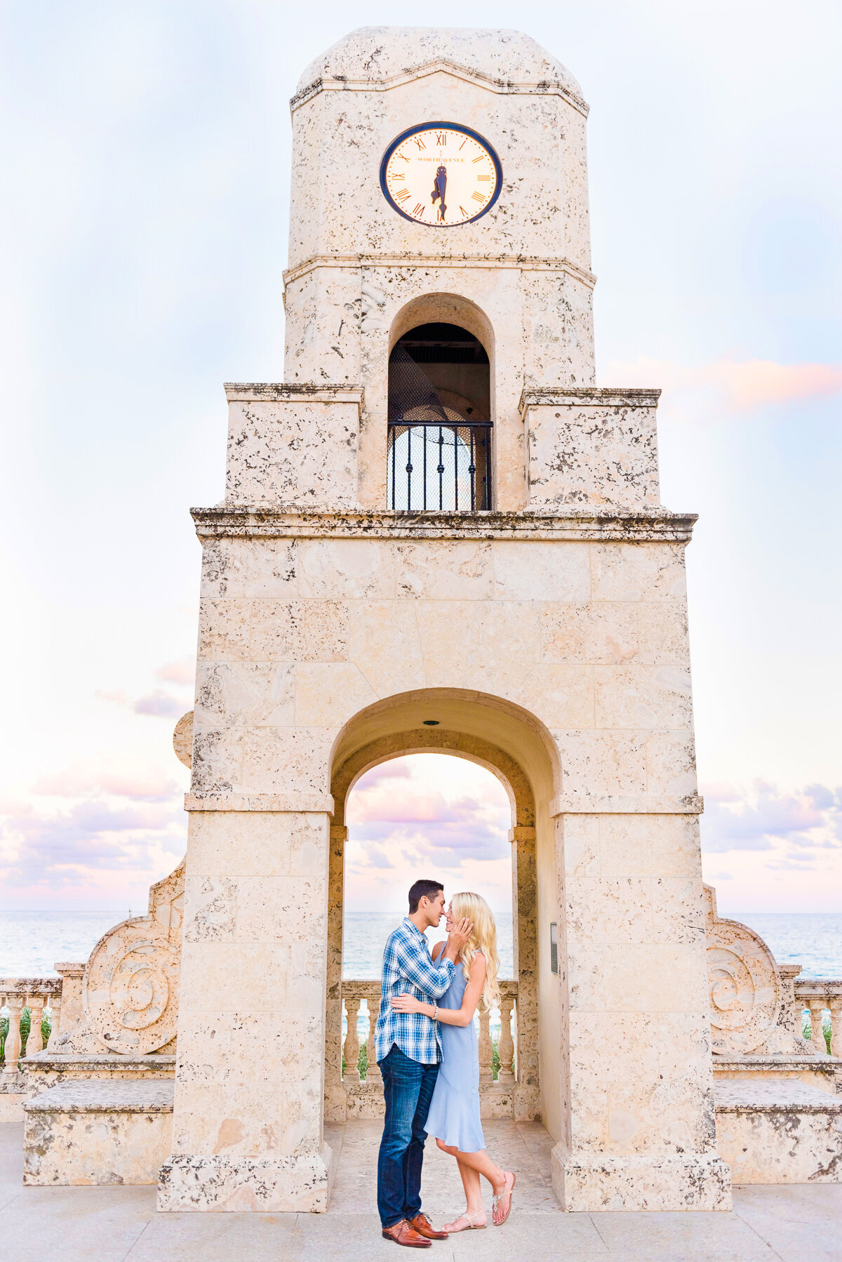 Palm Beach Florida Worth Ave Engagement | Lisa Marshall Photography