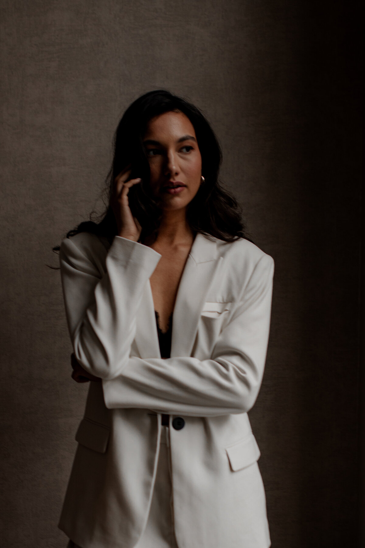 High-end empowerment photography with an editorial flair and elegant styling