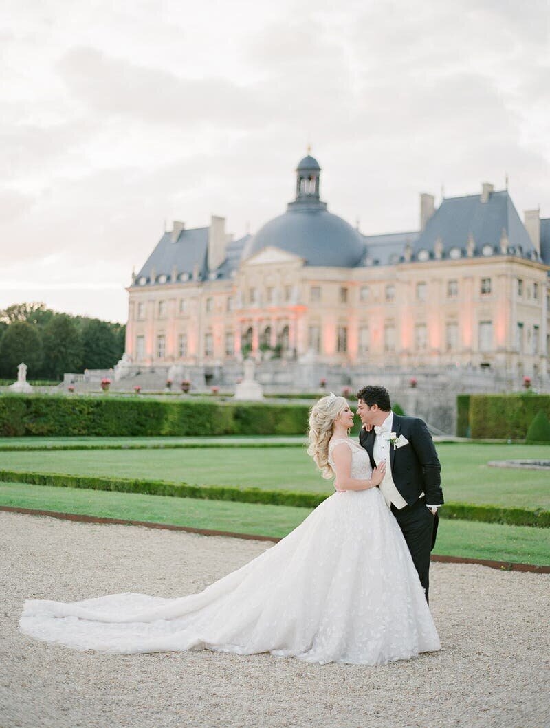 Luxury Destination Wedding in France at Chateau Vaux le Vicomte -7