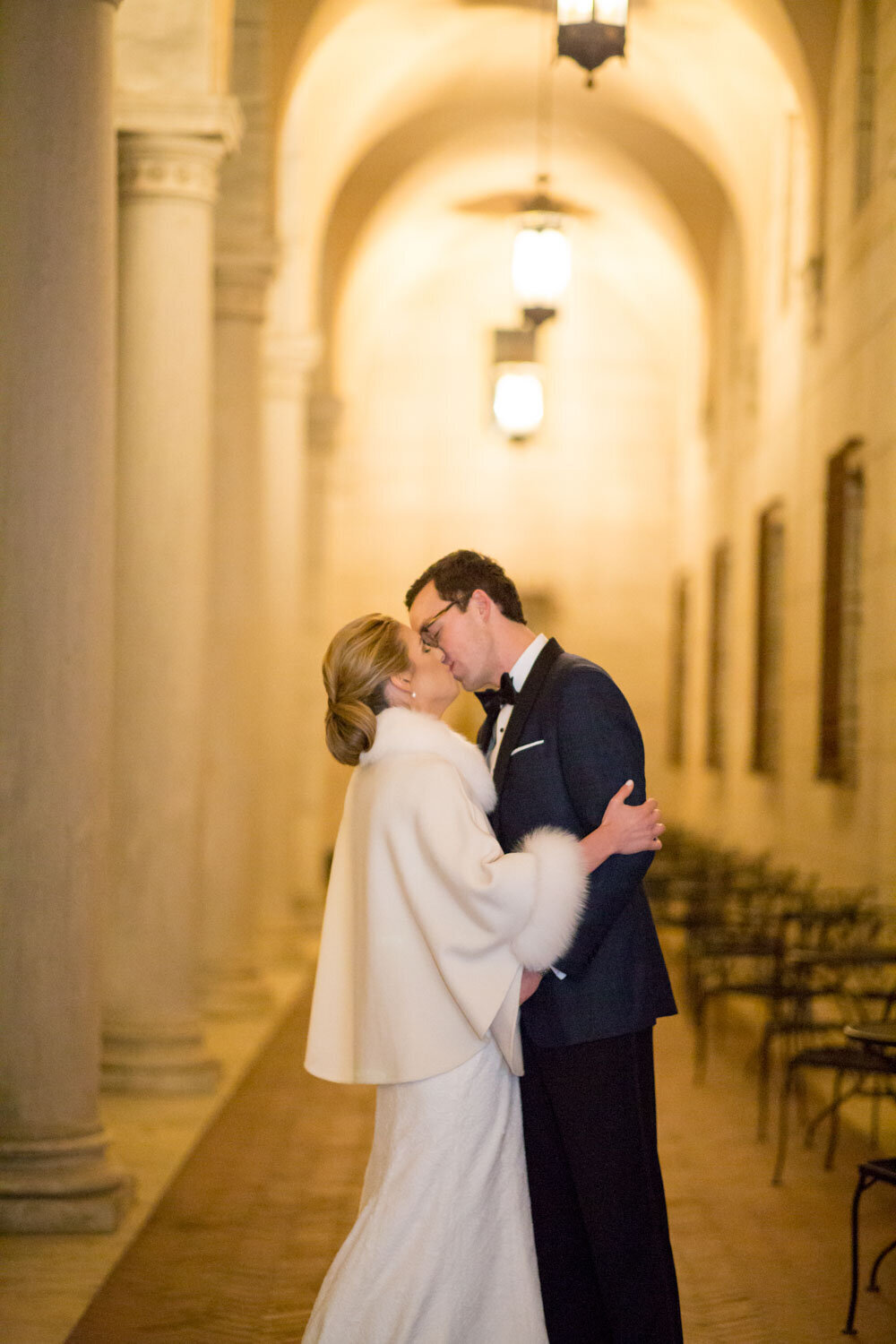 Boston public library wedding photography