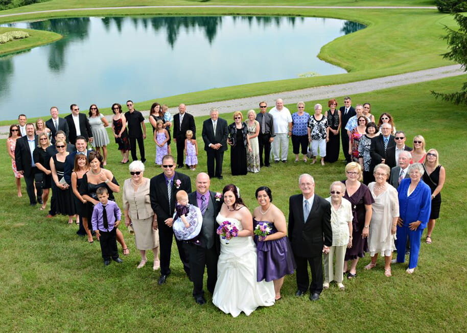 wedding-party-group-pond-heather-glen-ashburn-ontario