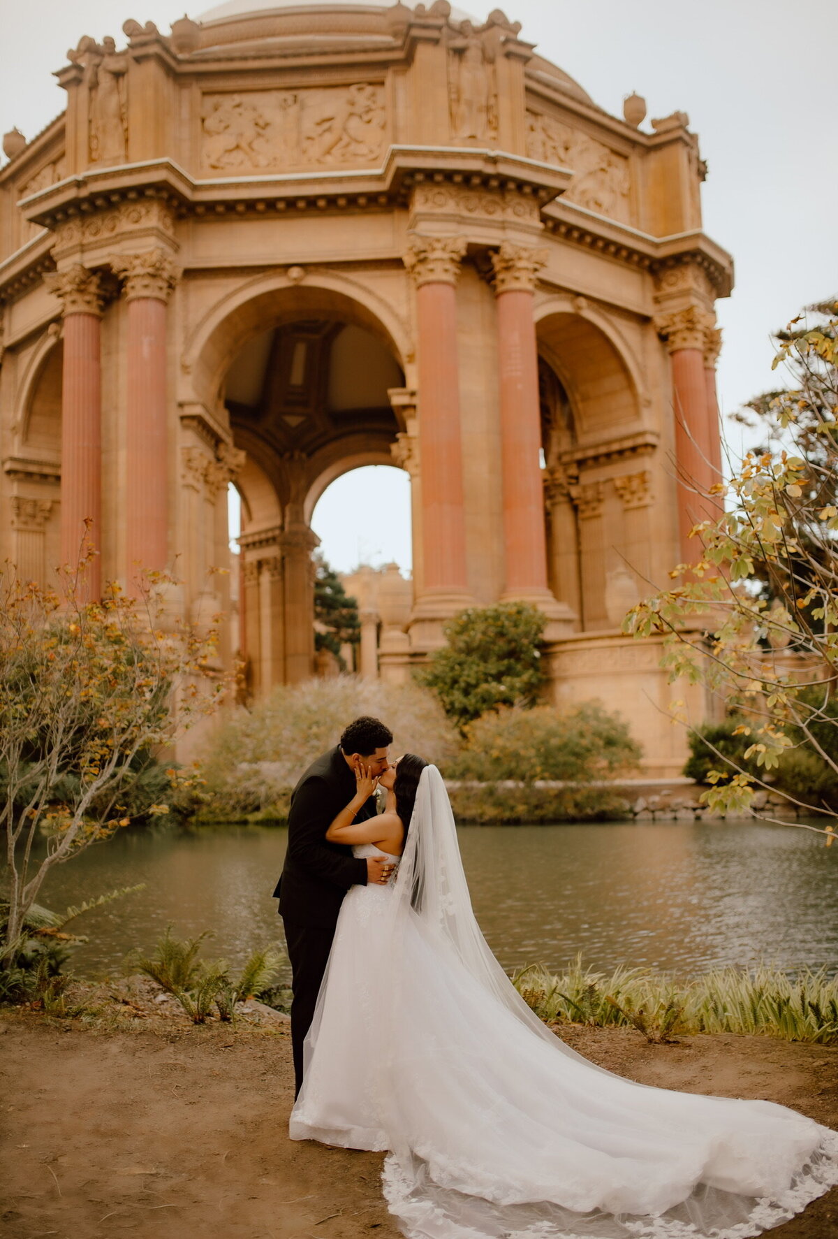 bridal hair san francisco palace of fine arts wedding pictures
