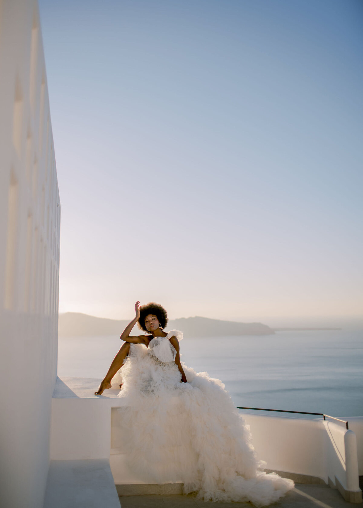 Greece Bridal Session Rocabella Santorini Millia London Gown Vicki Grafton Photography703
