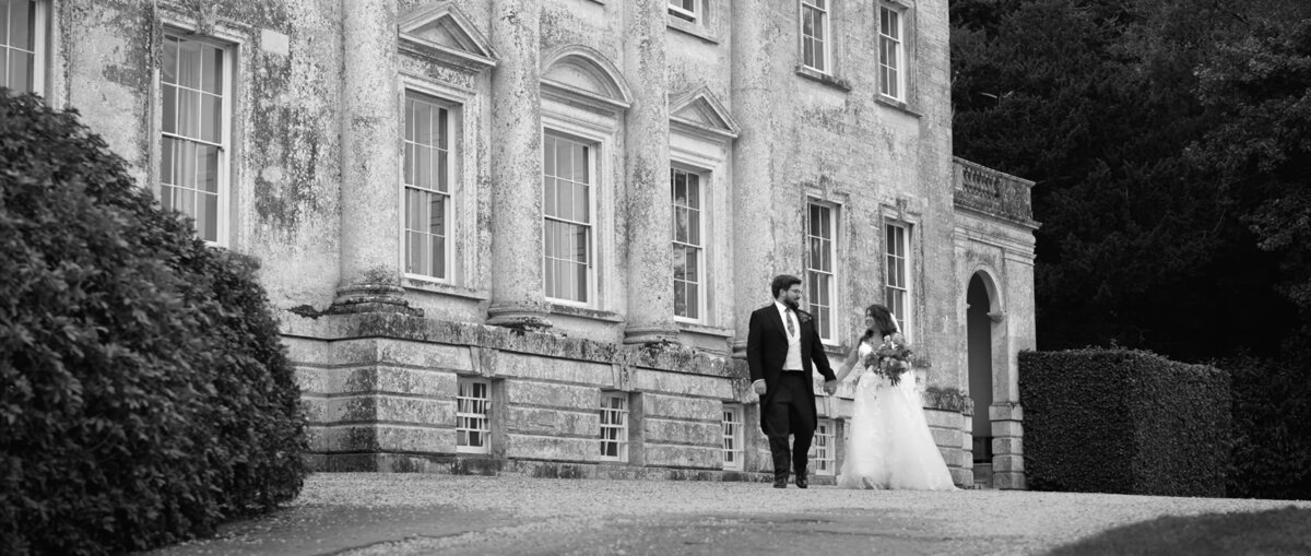 Cover for wedding film at Came House
