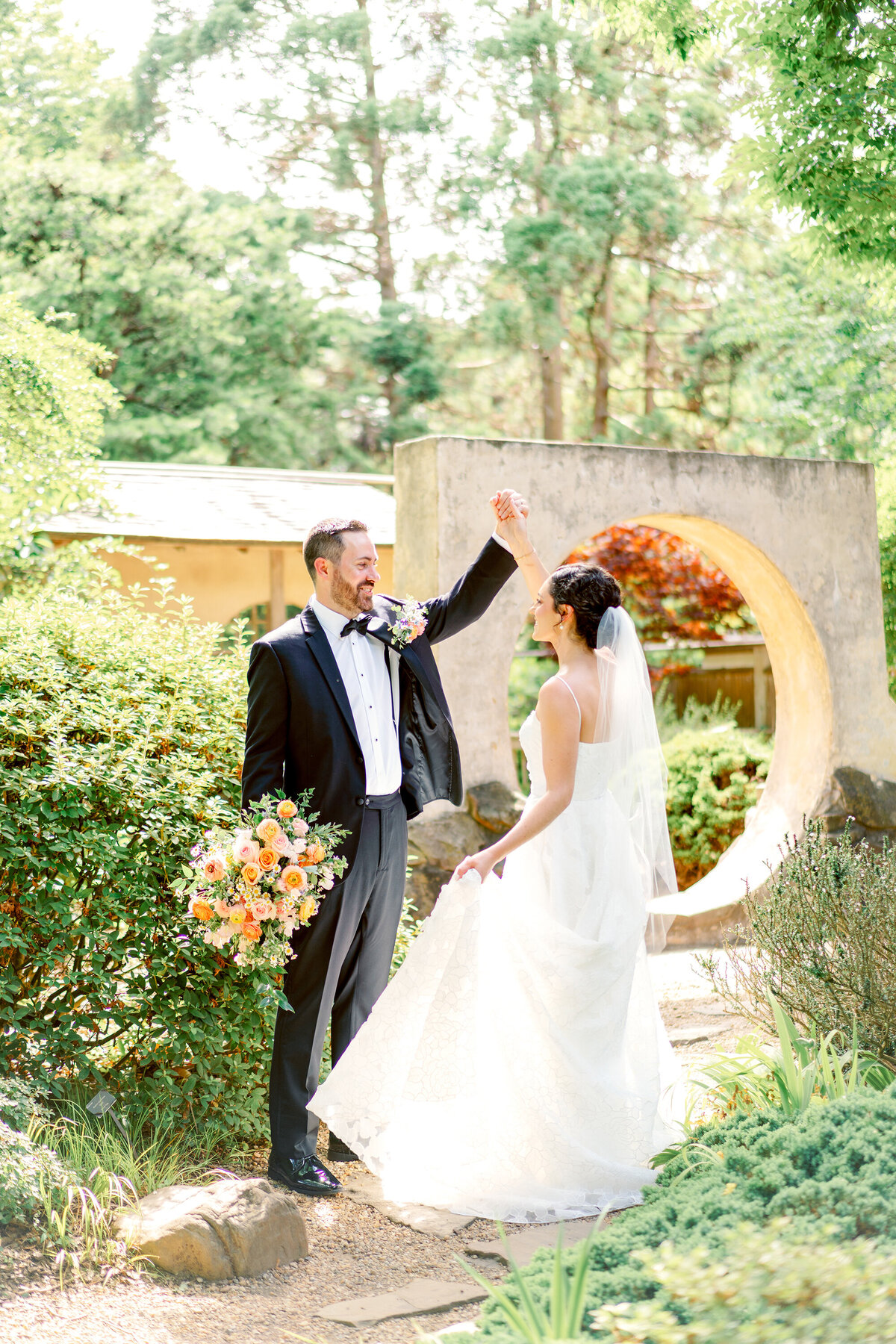 Atlanta botanical garden wedding