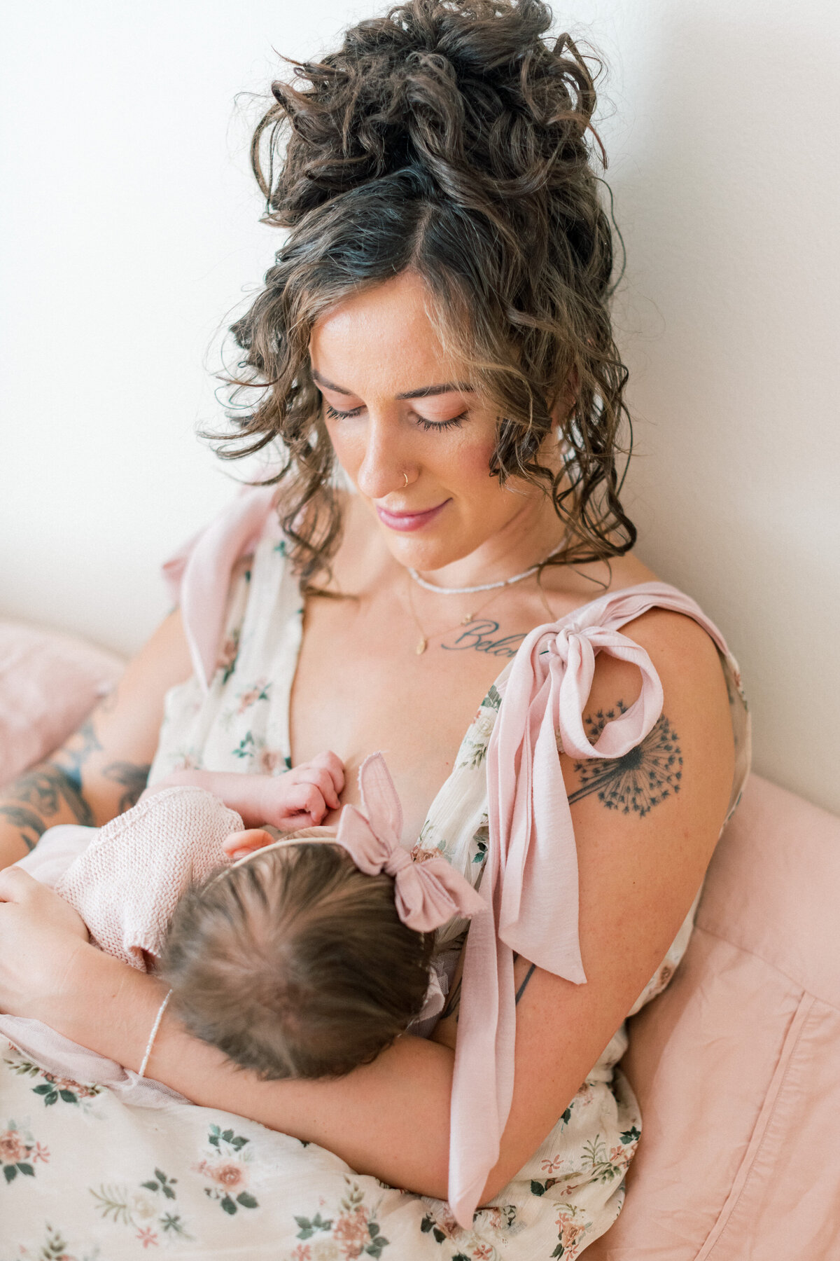 Intimate Mother Daughter at Home Session Santa Barbara 17