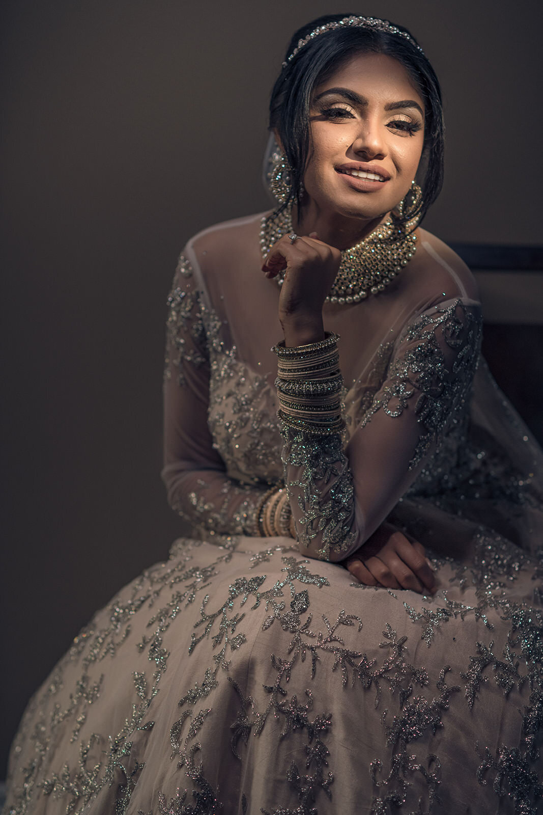 Indian wedding bridal portrait