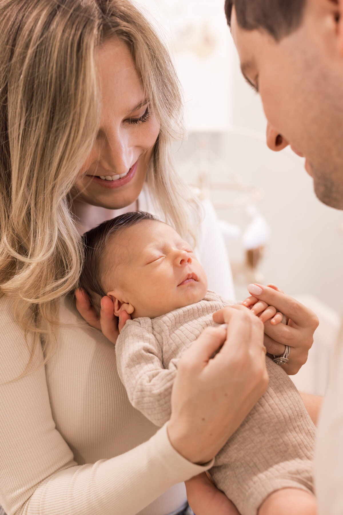 in home newborn photo