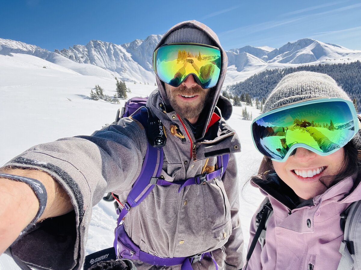 Us in the backcountry
