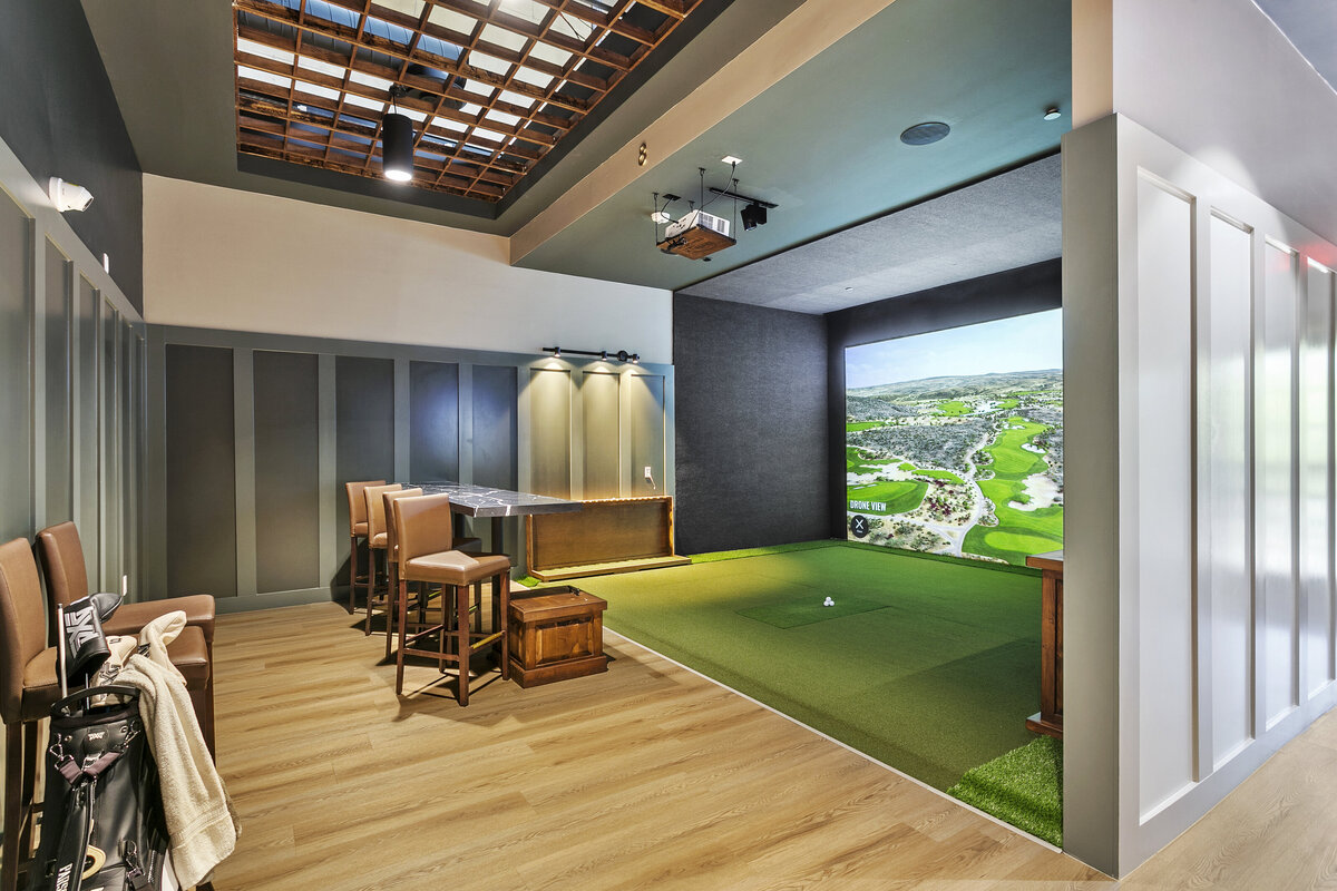 Golf indoors at TeeBox Indoor Golf Club