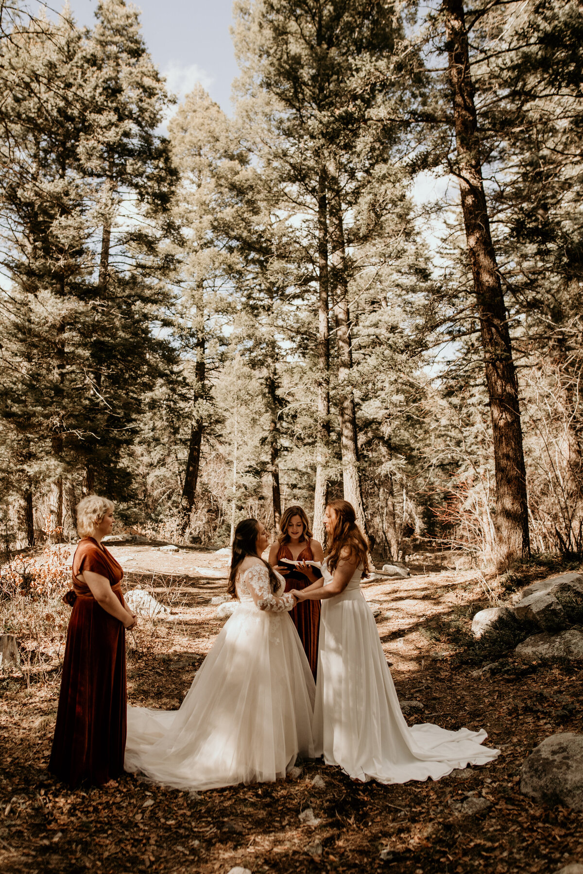 same sex couple elopement ceremony in Taos New Mexico