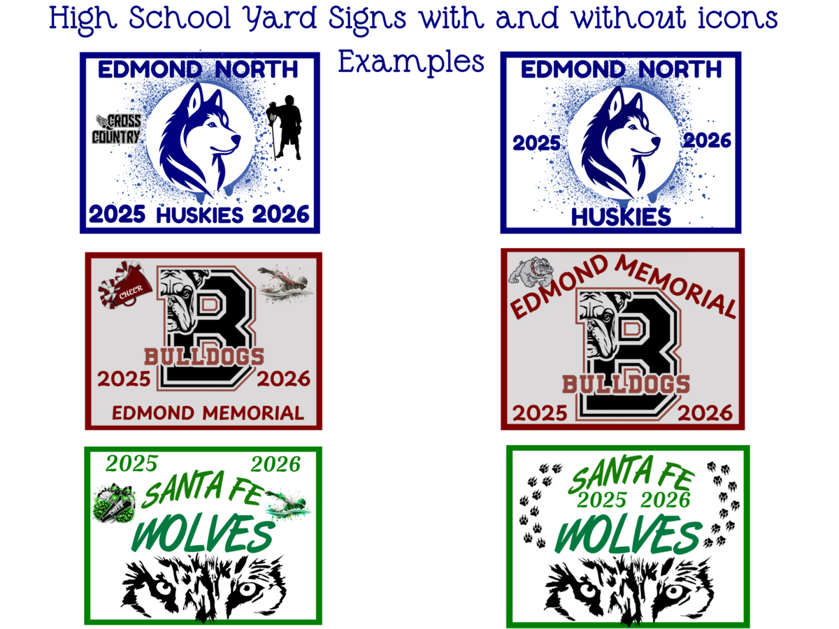 Simply Sign It is a yard greeting sign rental company servicing Edmond, NW OKC, Piedmont, and Deer Creek. Create a yard greeting sign for your home, organization, or school.