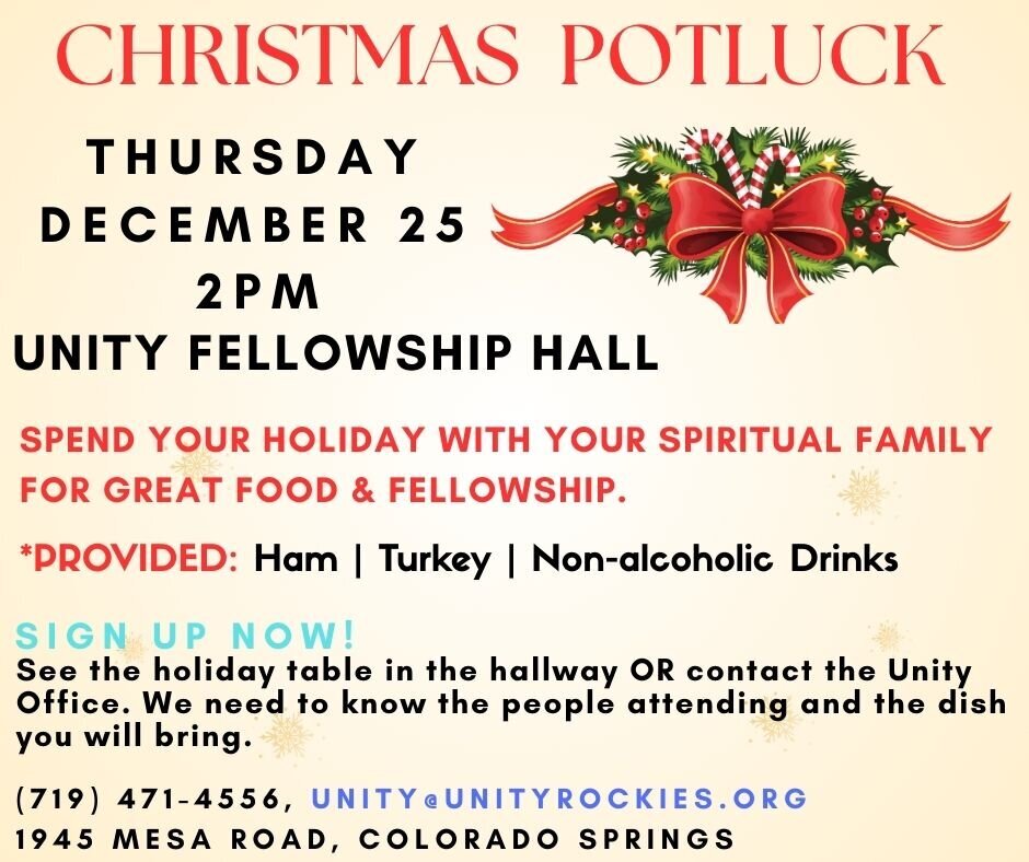 CANVA - Unity Christmas Potluck 12.25.25