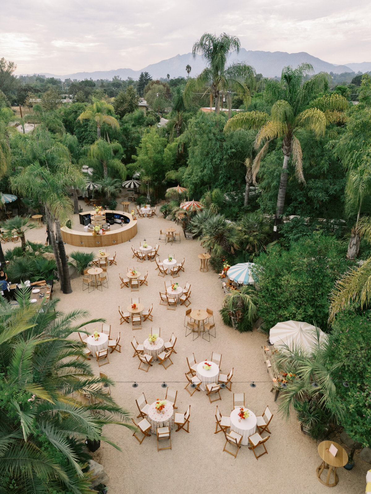 Ojai wedding - Caravan Outpost hosts a welcome reception planned by Ojai wedding planner Michel B. Events
