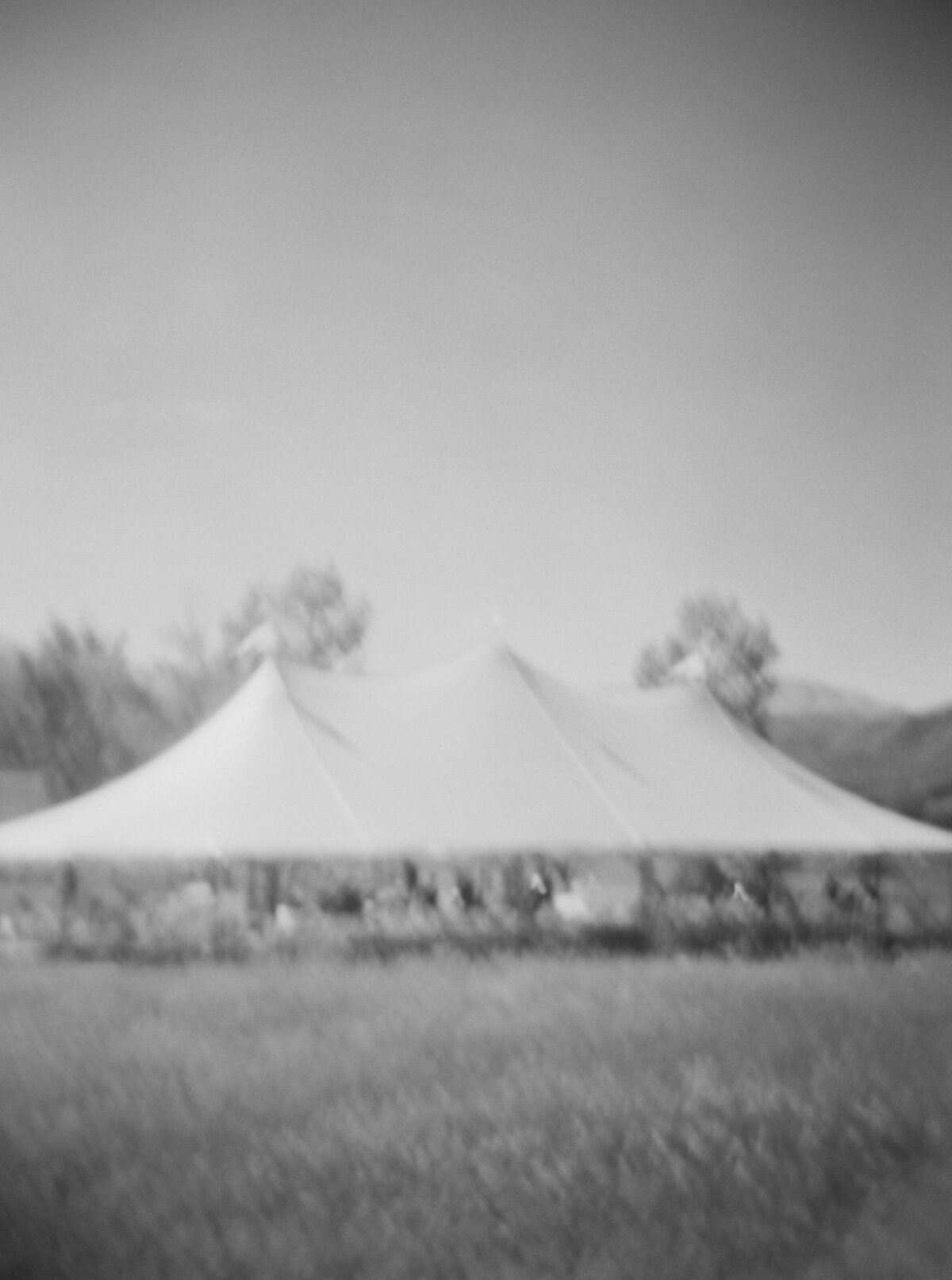 Tented wedding