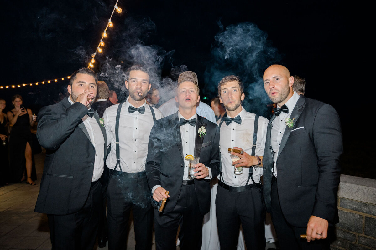 groom-and-groomsmen-cigars-at-branford-house-jen-strunk-events