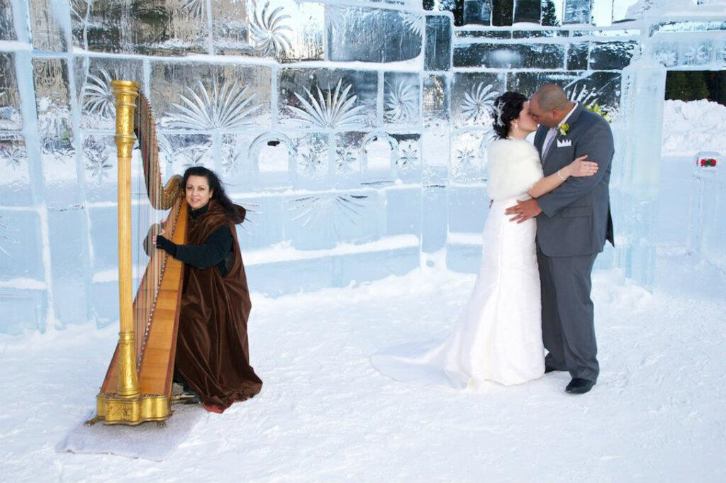 Harp Angel - Harpist, classical wedding musician based in Calgary, BC. Featured on the Brontë Bride Vendor Guide.
