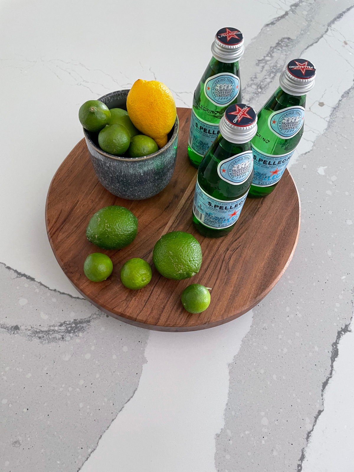 dusti j design styled limes and perrier white kitchen