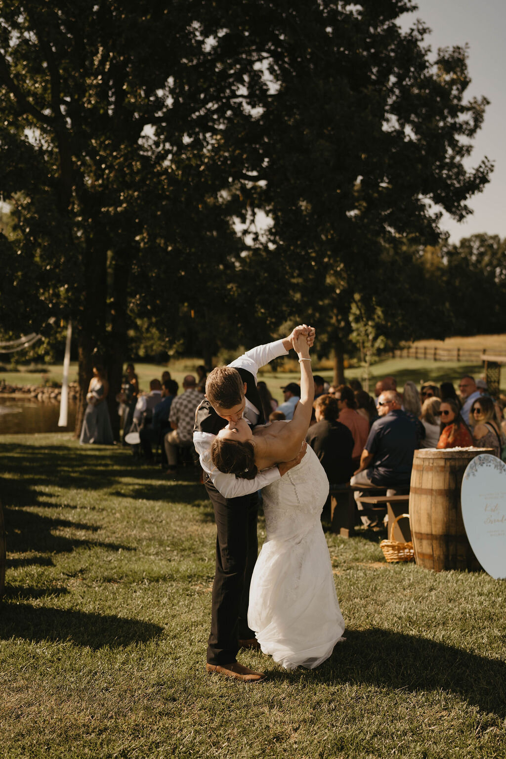 Pleasant Pastures Events Minnesota Wedding Venue outdoor ceremony budget friendly engaged couples