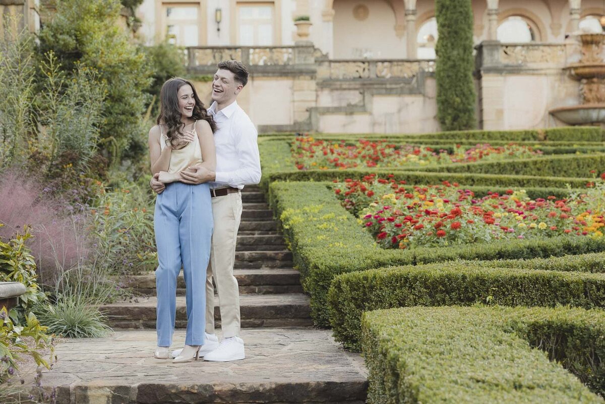 Lily & Skyler - Philbrook Museum of Art Engagement Session-7