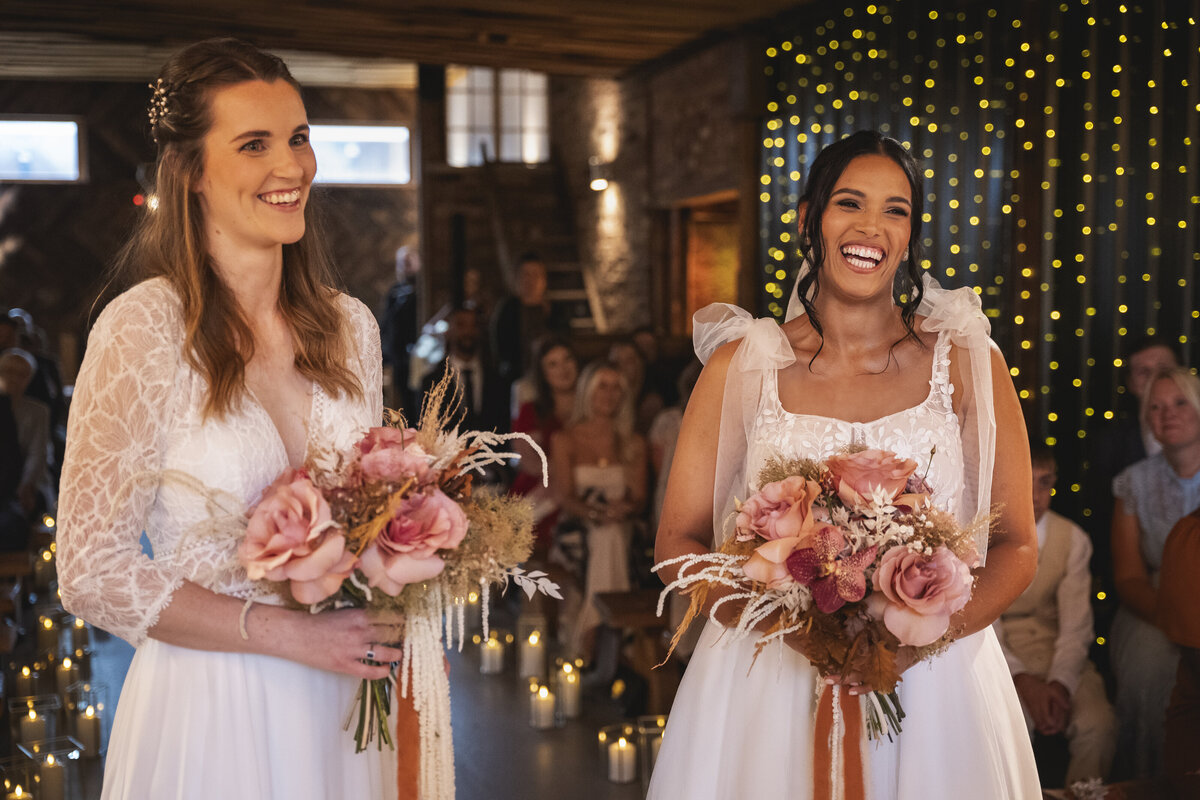 The girls in their ceremony