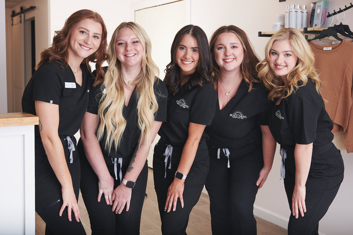 Team of female estheticians at Beach Haven
