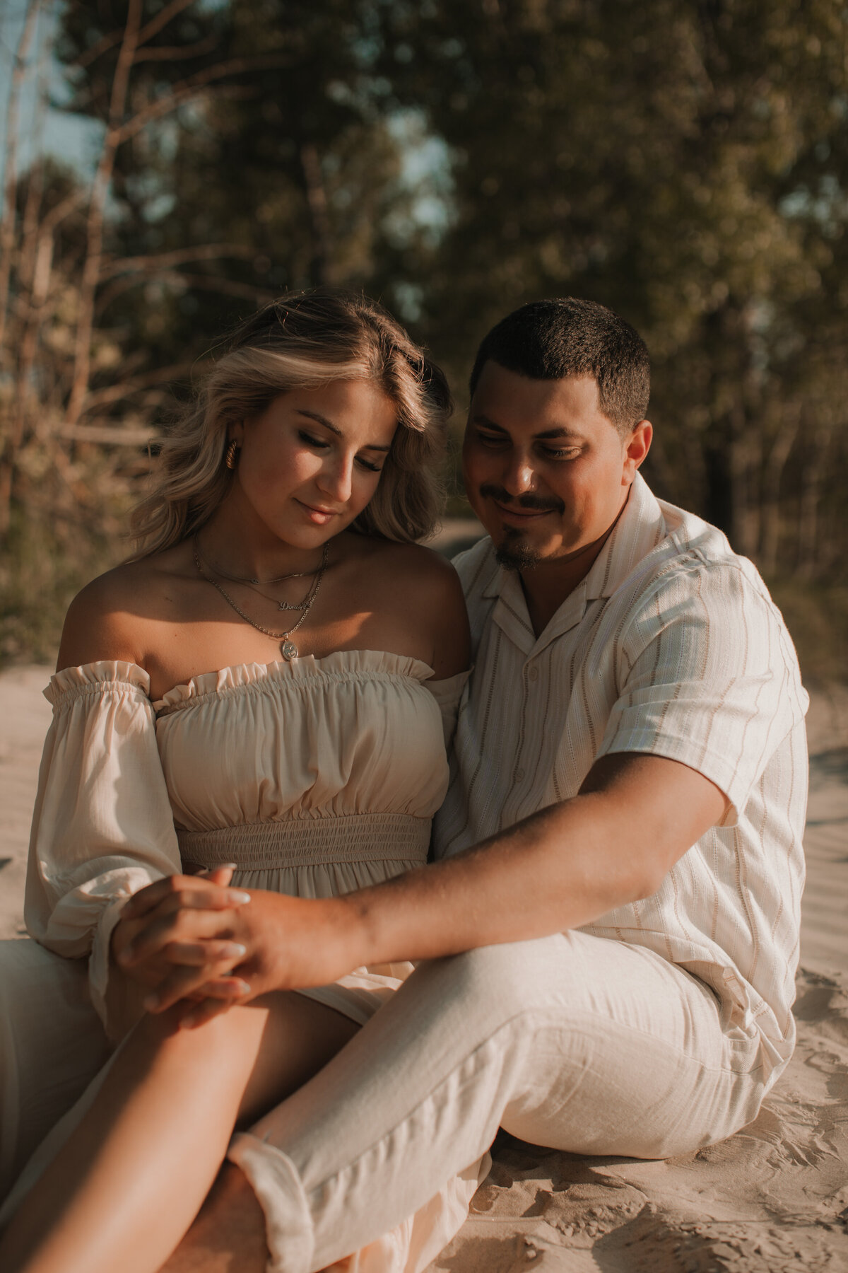domi-josh-elopement-wedding-engagement-wasaga-beach-tiny-lake-sunset-barrie-summer-37