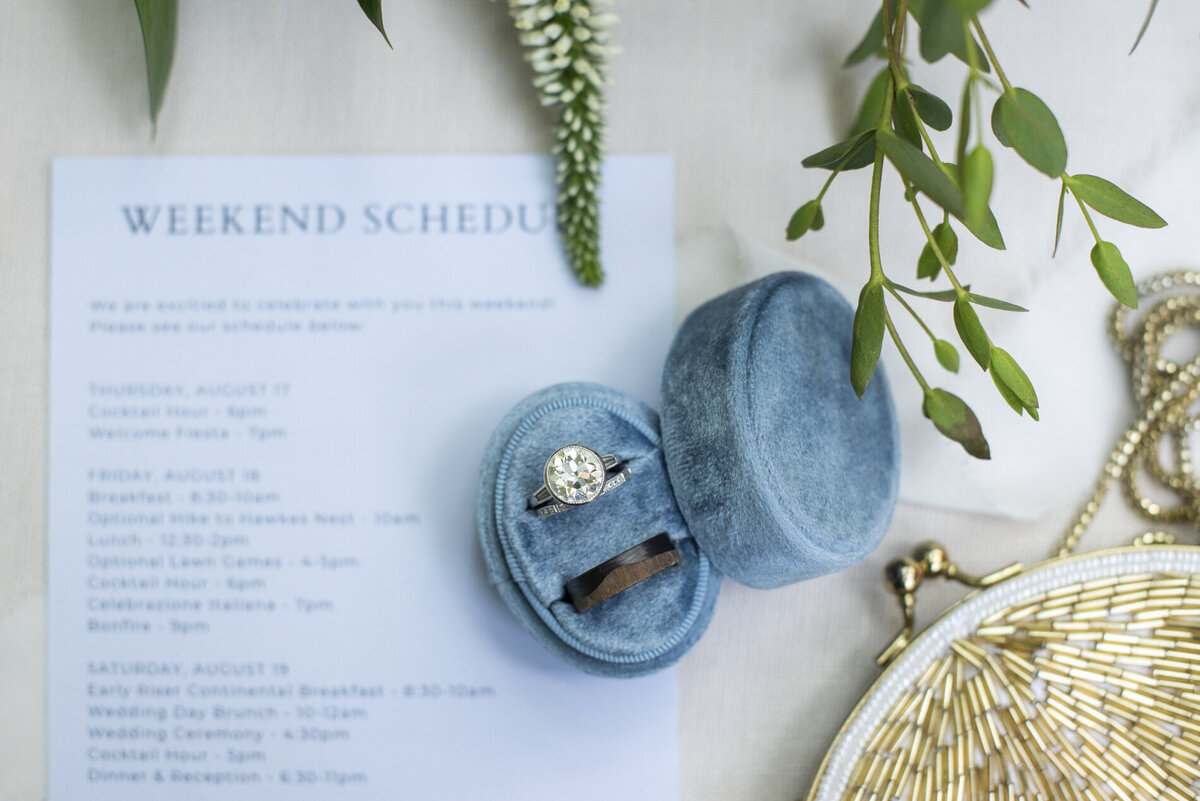 Wedding rings and details